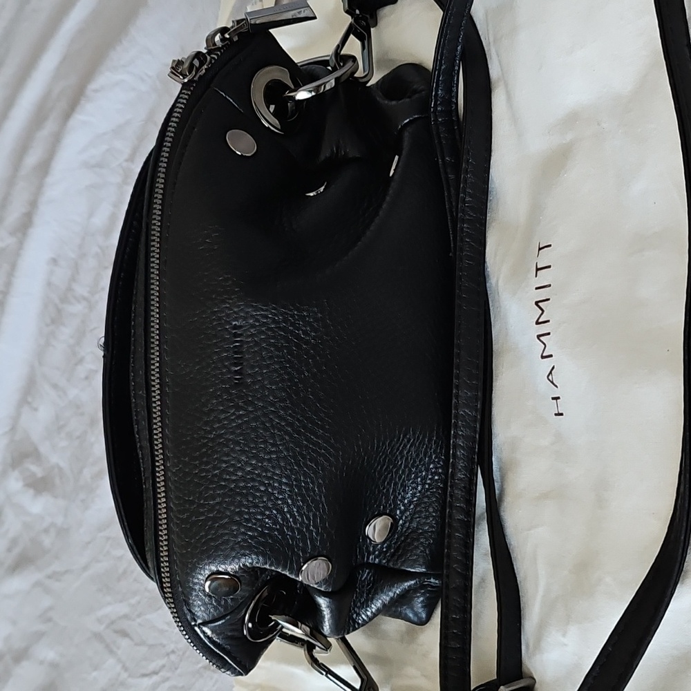 Hammitt Daniel Small Black with Gun Metal